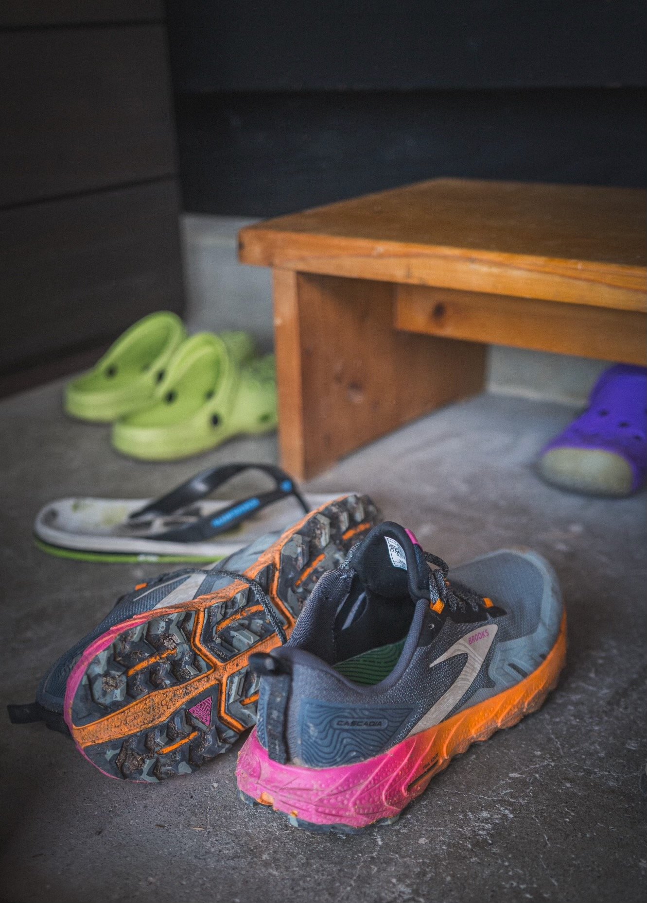 My Brooks Cascadias on the Kumano Kodo