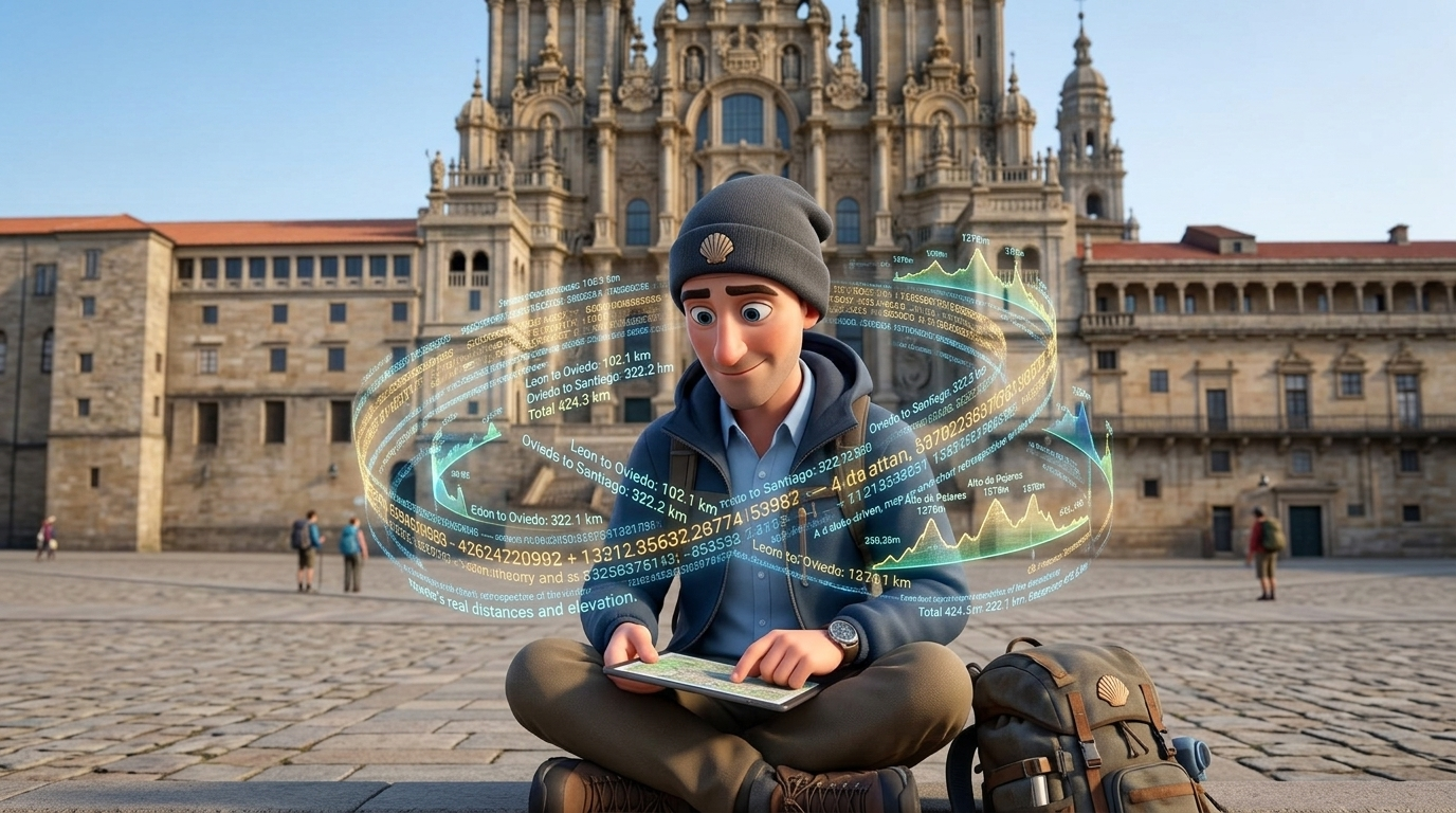 Camino San Salvador and Primitivo: The Actual Numbers